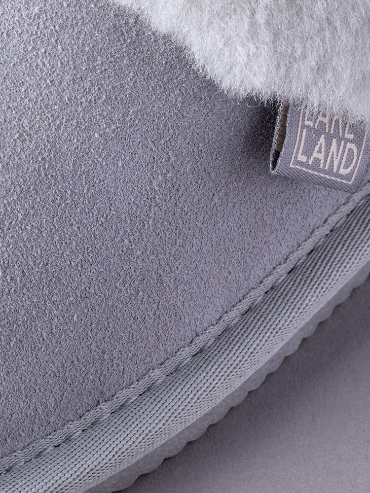 Lakeland Leather Light Grey Ladies Sheepskin Slider Slippers - Image 6 of 6 Lakeland Leather Light Grey Ladies Sheepskin Slider Slippers - Image 6 of 6