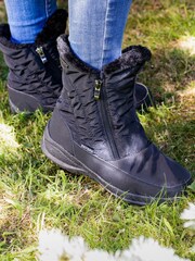 Pavers Ladies Faux Fur Lined Weather Boots - Image 9 of 9