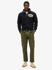 Superdry Green Cotton Core Cargo Utility Trousers - Image 1 of 5
