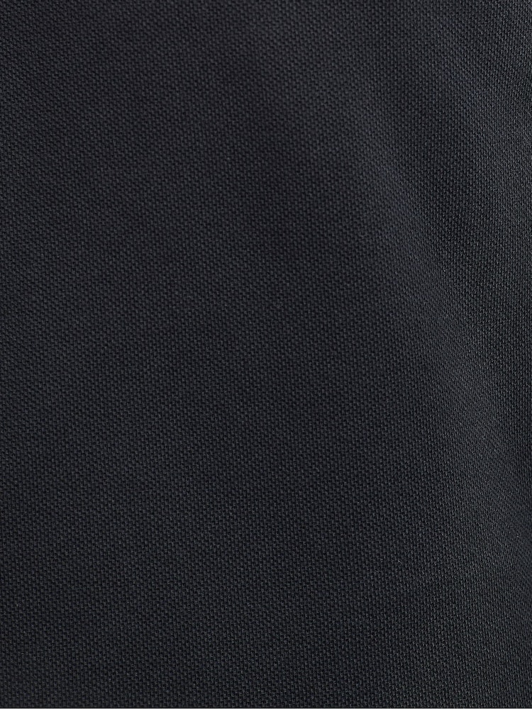 Zwart - Barbour® 100% katoenen onmisbaar sport-poloshirt met lange mouwen - Image 8 of 8