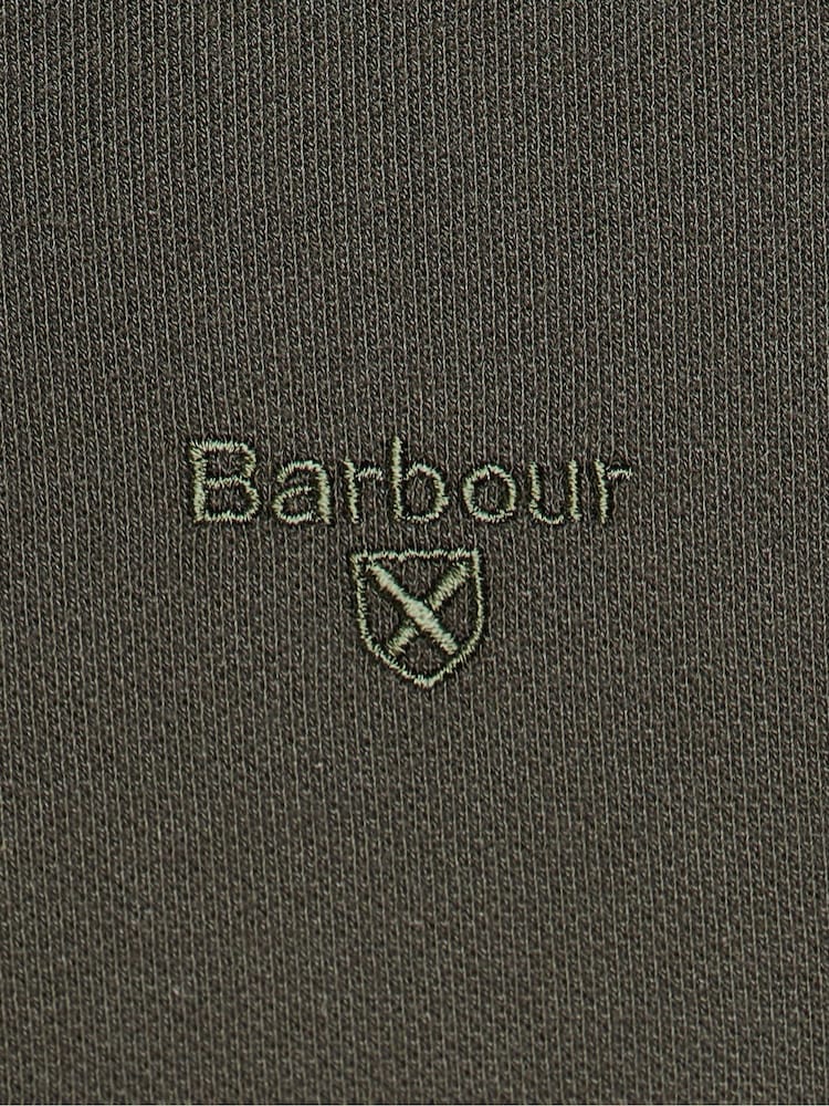 Groen - Barbour® 100% katoenen onmisbaar sport-poloshirt met lange mouwen - Image 7 of 8