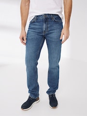 FatFace Blue Straight Stone Wash Jeans - Image 1 of 4