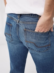 FatFace Blue Straight Stone Wash Jeans - Image 3 of 4