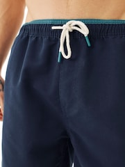 FatFace Mens Blue Trevose Plain Swimmers - Image 4 of 4