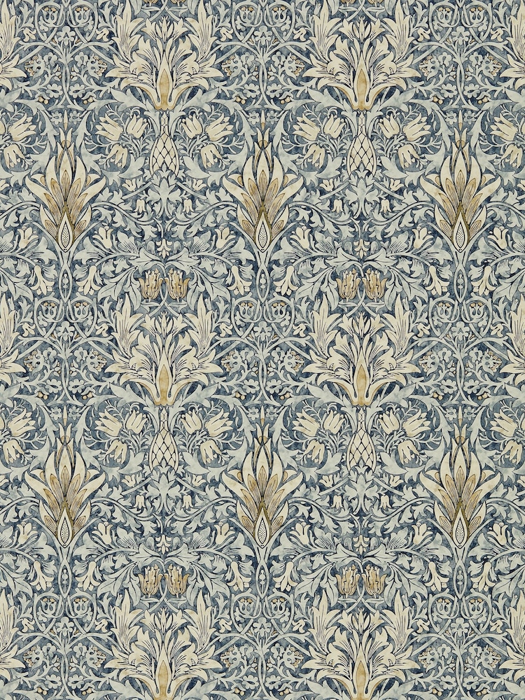 Morris & Co. Blue Snakeshead 10.05M Wallpaper - Image 2 of 2