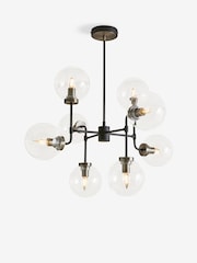 Black Jackson 8 Light Ceiling Light Fitting - Image 4 of 4