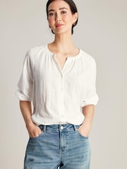 Joules Calais blouse met knopen - Afbeelding 1 van 1