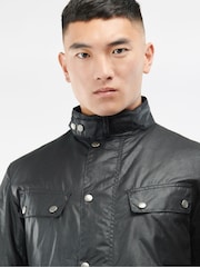 Barbour® International Duke Waxed Jacket - Image 4 of 8