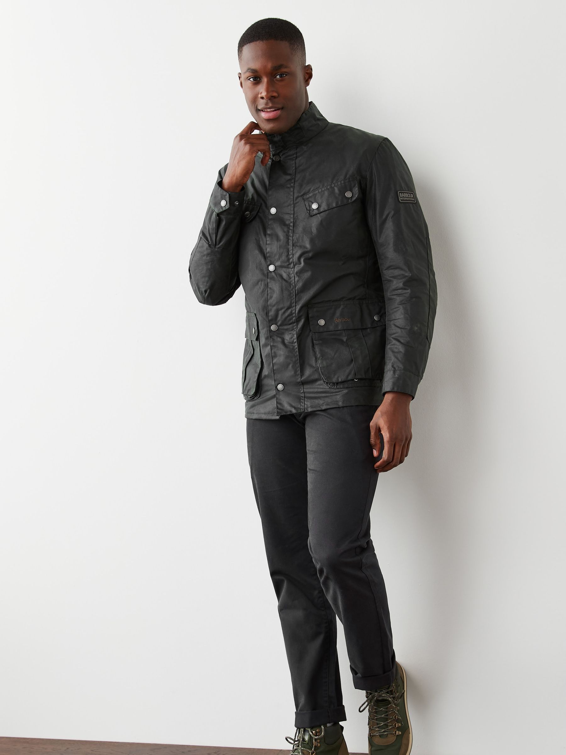 Buy Barbour International Duke Waxed Jacket from Next Ireland
