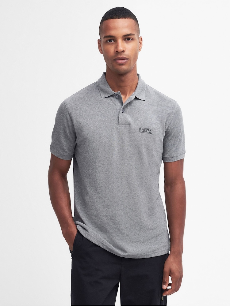Barbour® International 100% Cotton Essential Polo Shirt - Image 2 of 6