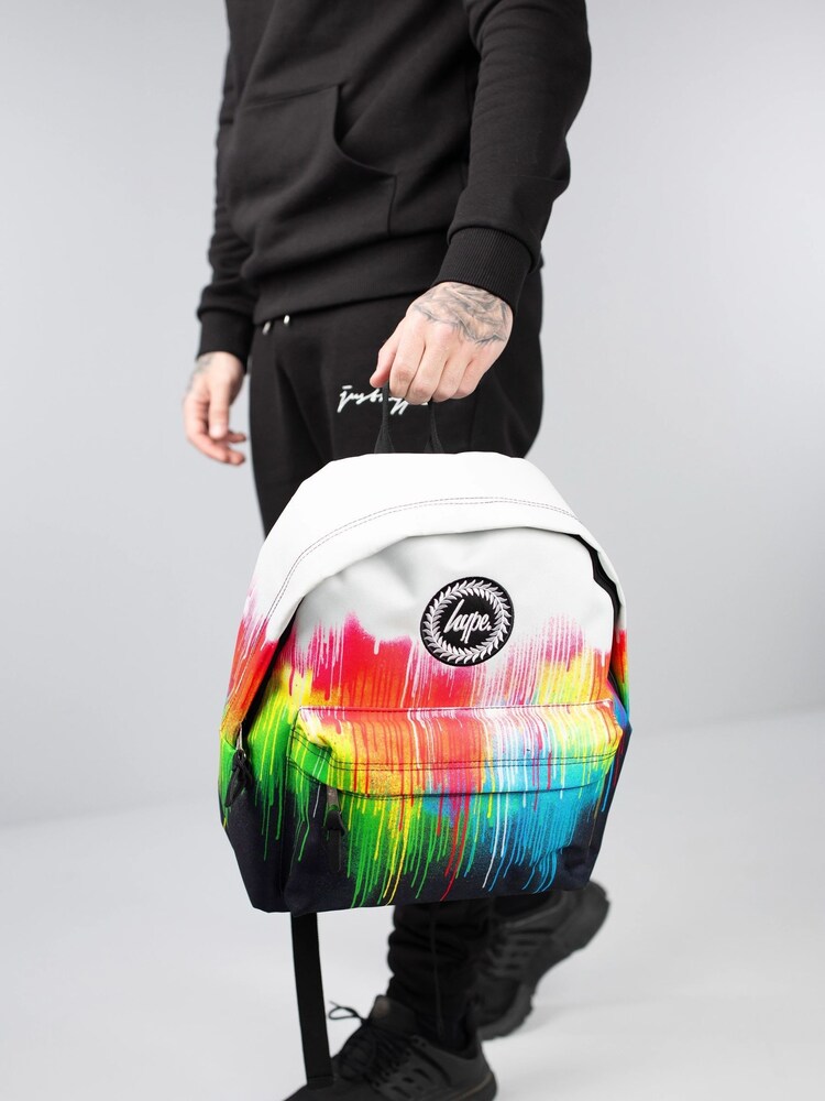Hype. Red Multi Drip Backpack - Image 6 of 7