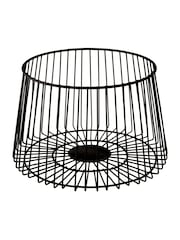 Interiors by Premier Black Matte Black Vertex Deco Fruit Basket - Image 2 of 2