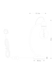 Black Madison Table Lamp - Image 4 of 8