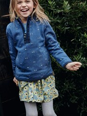 FatFace Blue Mini Me Bee Airlie Sweatshirt - Image 1 of 1