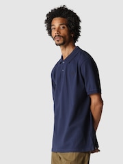 The North Face Blue Mens Piquet 100% Cotton Polo Shirt - Image 4 of 10
