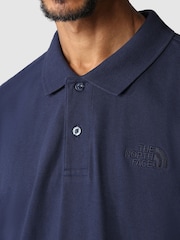 The North Face Blue Mens Piquet 100% Cotton Polo Shirt - Image 7 of 10
