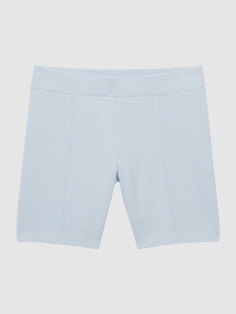 Reiss Soft Blue Latin Junior Jogger Style Stretch Shorts - Image 2 of 5