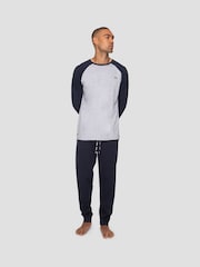 Threadbare Black Blend Long Sleeve Pyjamas Set - Image 1 of 5