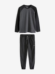 Threadbare Black Blend Long Sleeve Pyjamas Set - Image 4 of 5