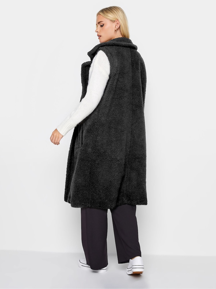 PixieGirl Petite Black Longline Gilet - Image 2 of 4