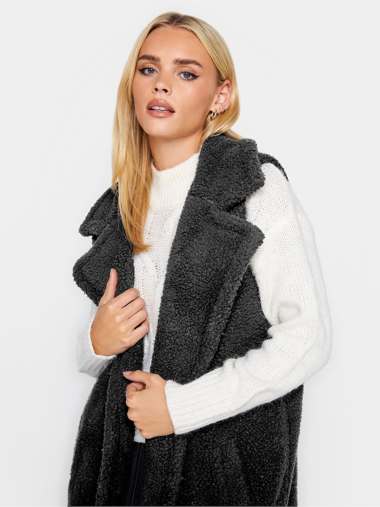 PixieGirl Petite Black Longline Gilet - Image 4 of 4