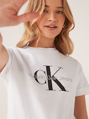 Calvin Klein Jeans 100% Cotton Core Monogram Regular Black T-Shirt - Image 3 of 5