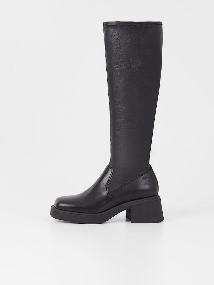 Vagabond Shoemakers Dorah Tall Stretch Black Boots - Image 1 of 3