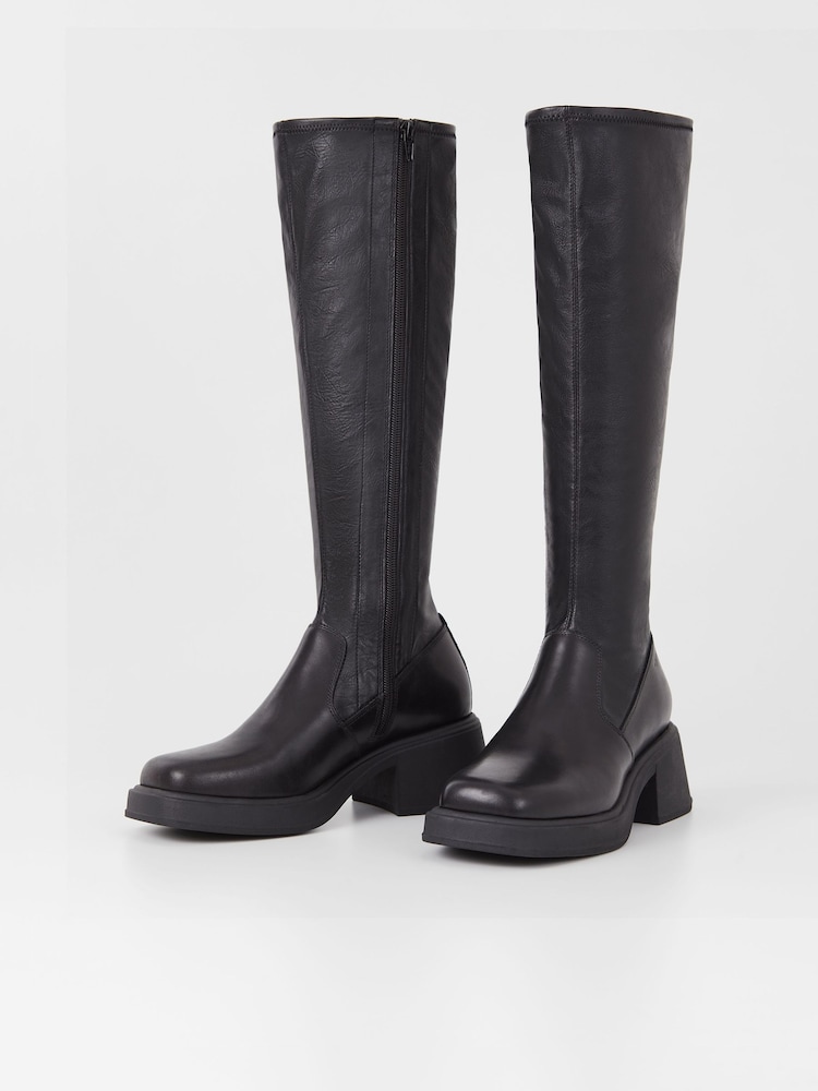 Vagabond Shoemakers Dorah Tall Stretch Black Boots - Image 2 of 3