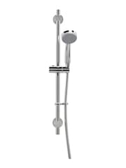 CROYDEX Chrome Pressure Boost Chrome Shower Set - Image 1 of 3