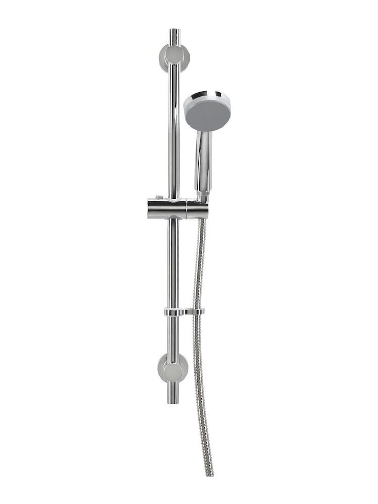 CROYDEX Chrome Pressure Boost Chrome Shower Set - Image 1 of 3