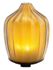 Made by Zen Fern Amber Glass Aroma Electric Diffuser with Ambient Light - Image 4 of 4