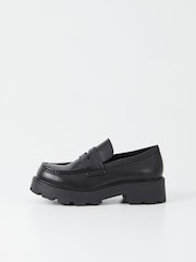 Vagabond Shoemakers Cosmo Penny Black Loafers - Image 1 of 3