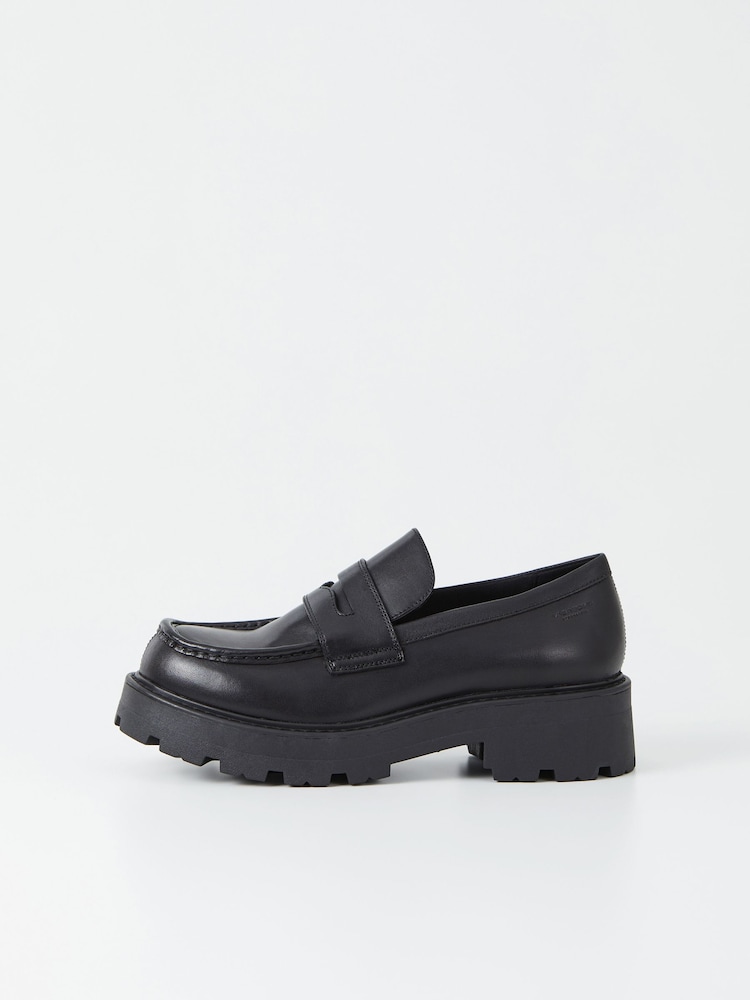 Vagabond Shoemakers Cosmo Penny Black Loafers - Image 1 of 3