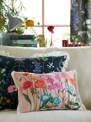 Lucy Tiffney Floral 100% Cotton Cushion - Image 1 of 6