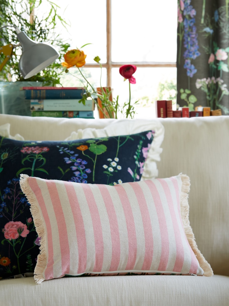 Lucy Tiffney Floral 100% Cotton Cushion - Image 2 of 6