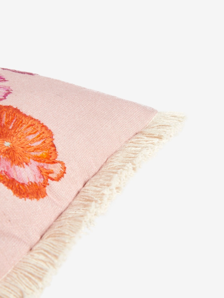 Lucy Tiffney Floral 100% Cotton Cushion - Image 6 of 6