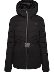 Black Dare 2b x Next Hit The Slopes Premium Belted Ski Jacket - Image 6 of 10