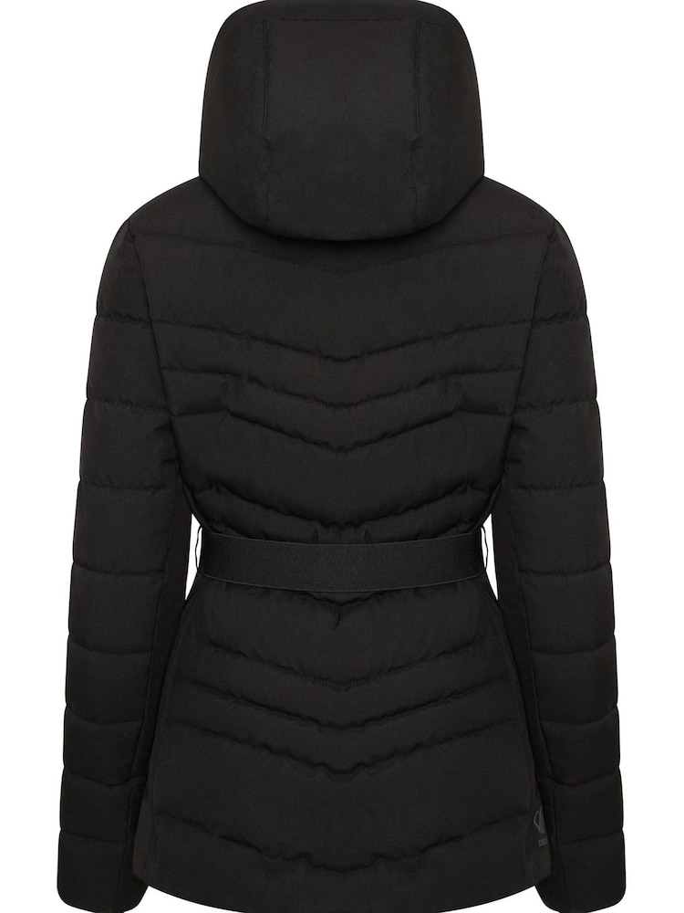 Black Dare 2b x Next Hit The Slopes Premium Belted Ski Jacket - Image 7 of 10