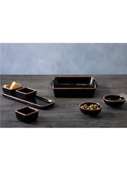 Interiors by Premier Set of 3 Black Calisto Dishes - Image 1 of 3