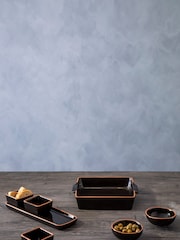 Interiors by Premier Set of 3 Black Calisto Dishes - Image 2 of 3