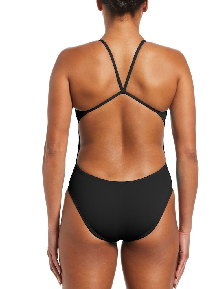 Nike Black Hydrastrong Cut-Out Swimsuit - Image 2 of 2