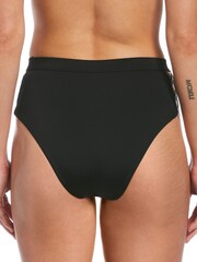 Nike Black Sneakerkini High Waisted Bikini Bottoms - Image 2 of 3