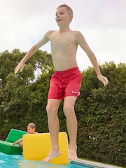Nike Red 6 Inch Essential Volley Swim Shorts - Image 1 of 4