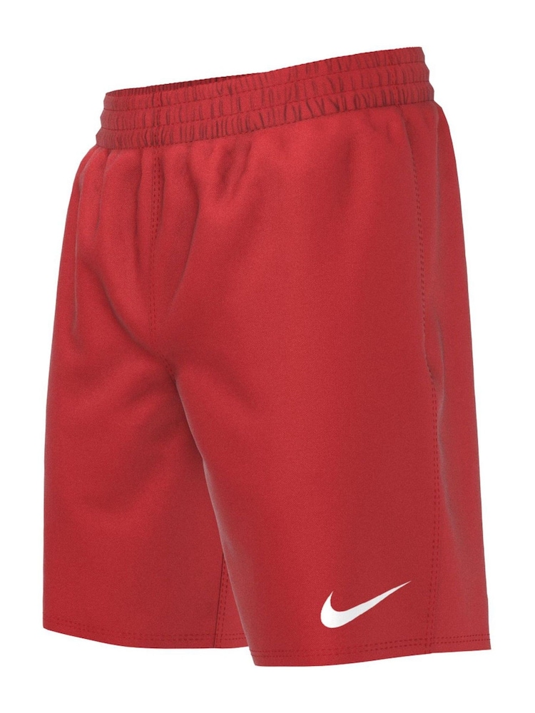 Nike Red 6 Inch Essential Volley Swim Shorts - Image 2 of 4