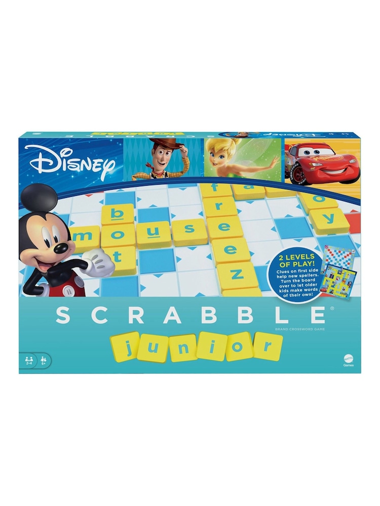 Mattel Games Scrabble Junior Disney Edition Board Game - Image 4 of 4