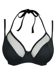 Pour Moi Black Padded Glamazon Bikini Top - Image 4 of 5