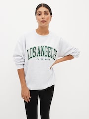 Grau Los Angeles - Grafik-Sweatshirt - Bild 1 von 8