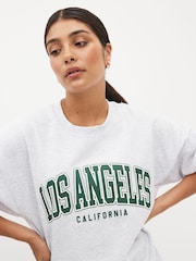 Grau Los Angeles - Grafik-Sweatshirt - Bild 6 von 8