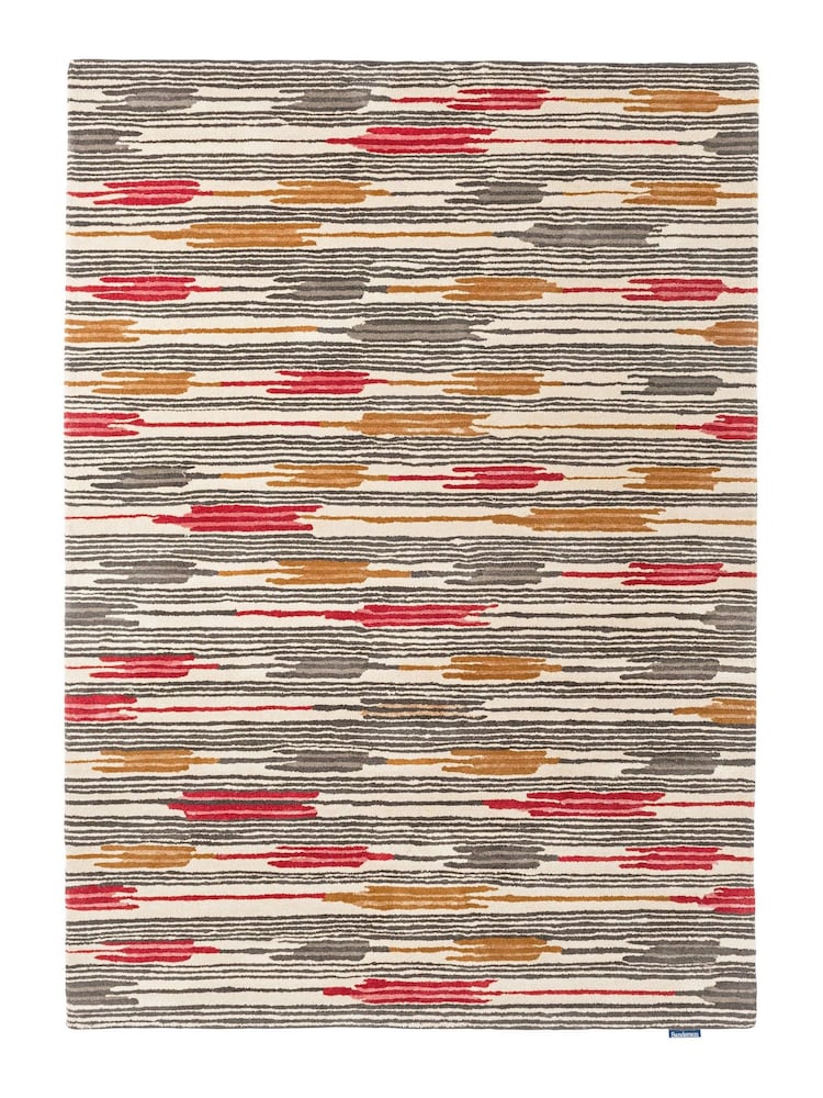 Sanderson Red Ishi Rug - Image 1 of 4 Sanderson Red Ishi Rug - Image 1 of 4