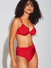 Pour Moi Red Non Padded Samoa Underwired Bikini Top - Image 3 of 5